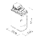 AQMOS LESS-20 Waterontharder afmetingen