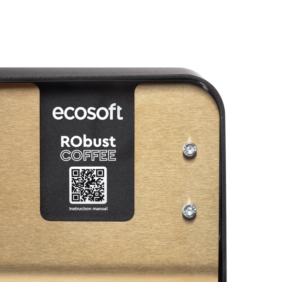 Ecosoft RObust COFFEE omgekeerde osmose  gouden look